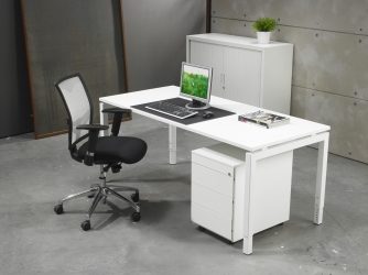 Bureautafel Q-bic White 200x80cm