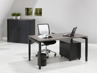 Bureautafel Q-Bic Black 200x80cm